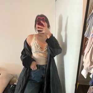 VINTAGE 90s BEIGE CAMISOLE TOP